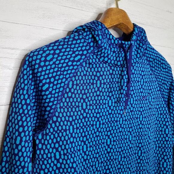 Nike‎ Size Small Blue Hooded Pullover Sweatshirt - Picture 2 of 12